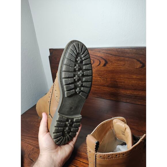 XRay Astor Wingtip Men Brown Boots US 8 Really Comfortable - Picture 4 of 5